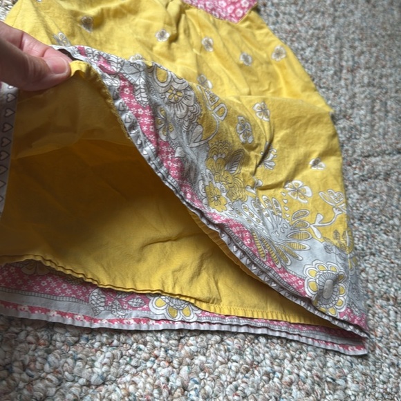 Marks & Soencer Autograph Girl Pink and Yellow Floral tunic sundress size‎ 4-5 - Picture 2 of 4